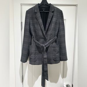 Ann Taylor Plaid Blazer - Plaid Sz 14